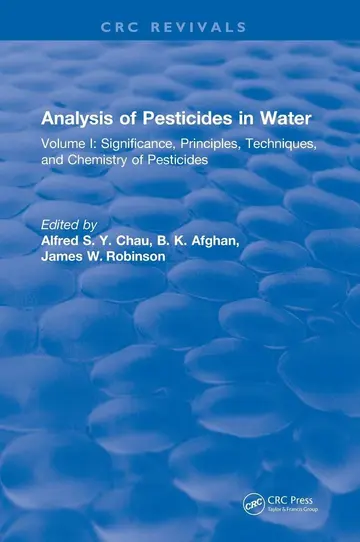 Cover of Analysis of Pesticides in Water