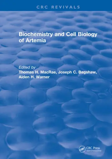 Cover of Biochemistry and Cell Biology of Artemia