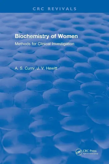 Cover of Biochemistry of Women Methods