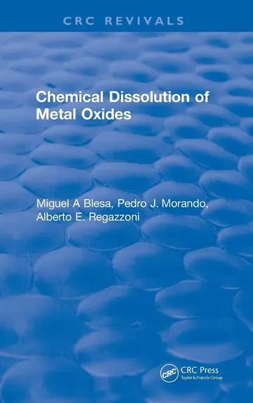 Cover of Chemical Dissolution of Metal Oxides