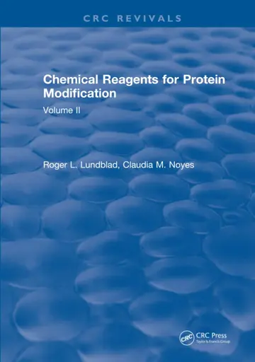 Cover of Chemical Reagents for Protein Modification (2)