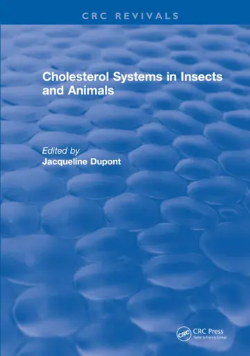 Cover of Cholesterol Systems in Insects and Animals