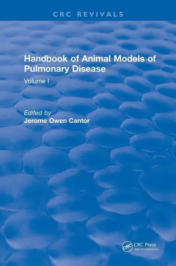 Cover of CRC Handbook of Animal Models of Pulmonary Disease