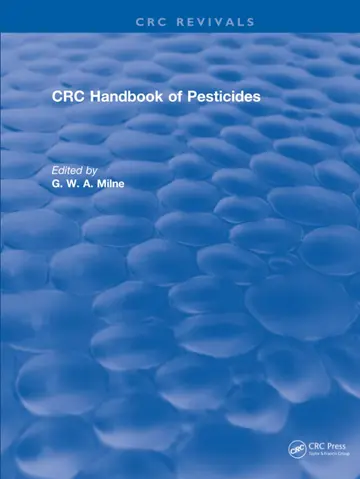 Cover of CRC Handbook of Pesticides