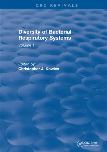 Cover of Diversity of Bacterial Respiratory Systems