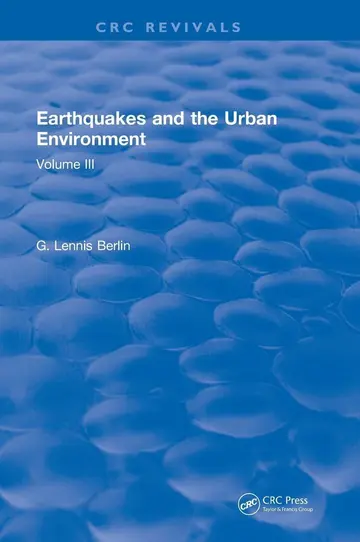 Cover of Earthquakes and the Urban Environment