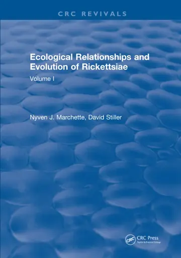 Cover of Ecological Relationships and Evolution of Rickettsiae