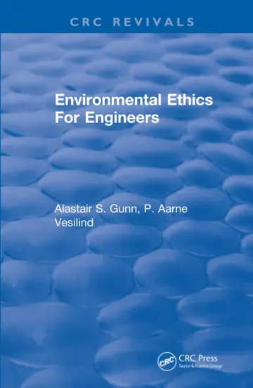 Cover of Environmental Ethics for Engineers