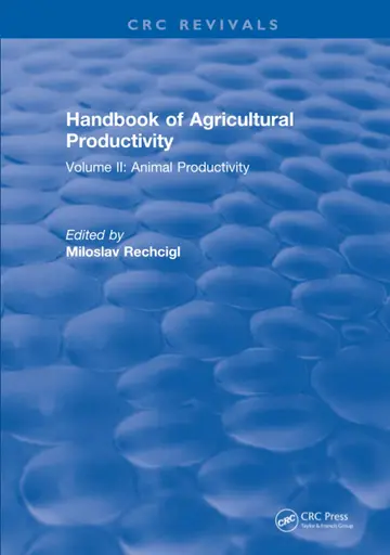 Cover of Handbook of Agricultural Productivity