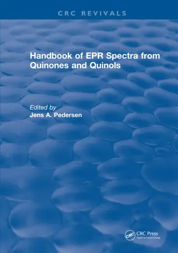 Cover of Handbook of Epr Spectra from Quinones and Quinols
