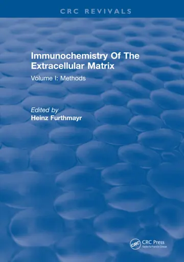 Cover of Immunochemistry of the Extracellular Matrix