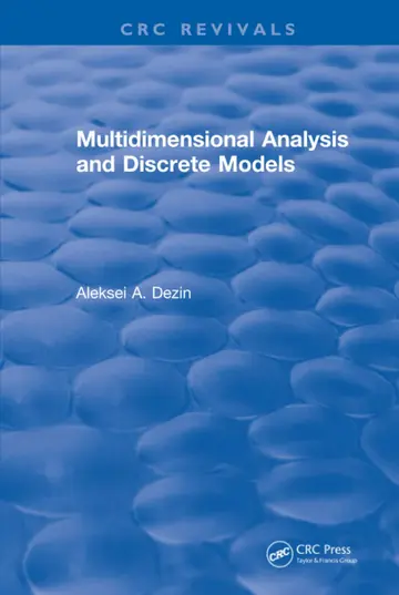Cover of Multidimensional Analysis and Discrete Models