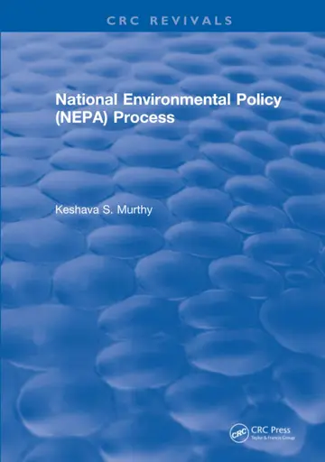 Cover of National Environmental Policy Process
