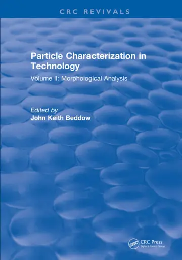 Cover of Particle Characterization in Technology