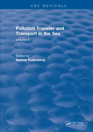 Cover of Pollutant Transfer and Transport in the Sea (2)