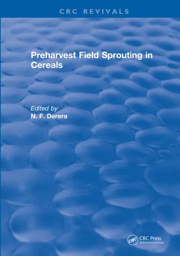 Cover of Preharvest Field sprouting in Cereals