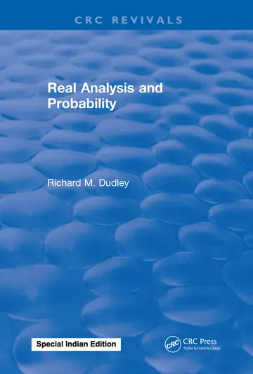 Cover of Real Analysis and Probability