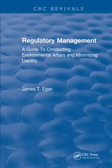 Cover of Regulatory Management