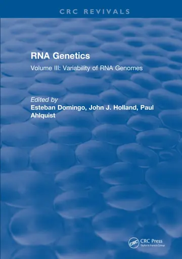 Cover of Rna Genetics