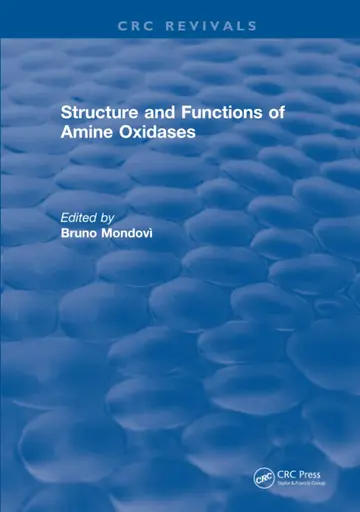 Cover of Structure and Functions of Amine Oxidases