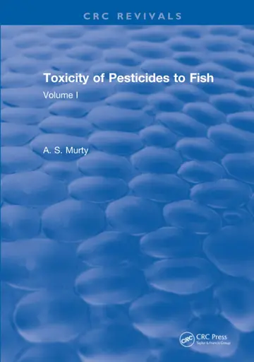 Cover of Toxicity of Pesticides to Fish