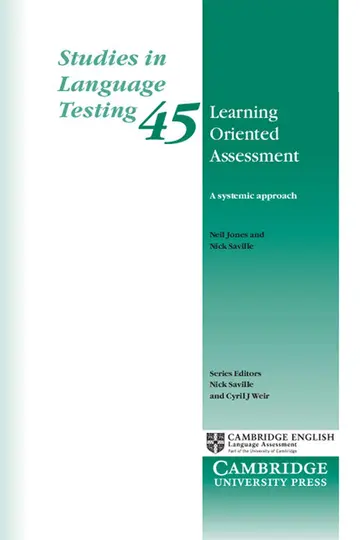 Cover of Learning Oriented Assessment
