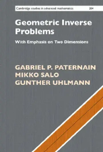 Cover of Geometric Inverse Problems