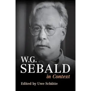 Cover of W. G. Sebald in Context