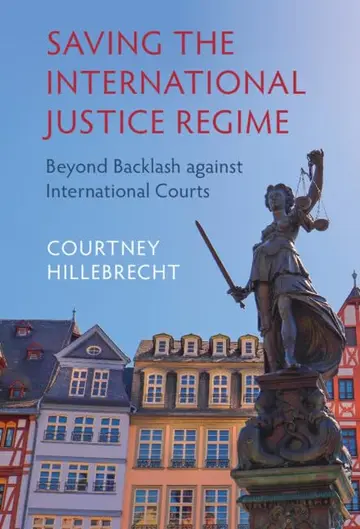 Cover of Saving the International Justice Regime