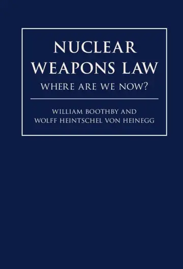 Cover of Nuclear Weapons Law