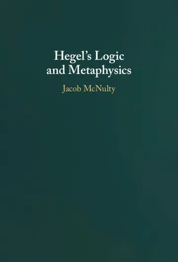 Cover of Hegel's Logic and Metaphysics