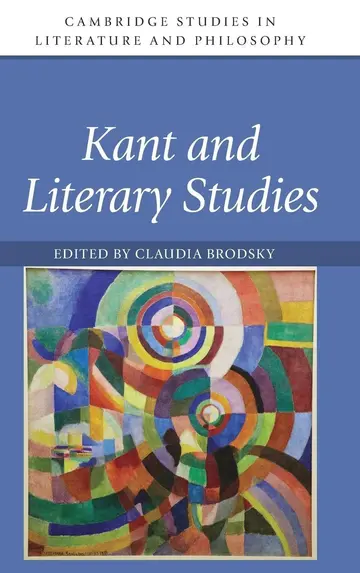 Cover of Kant and Literary Studies