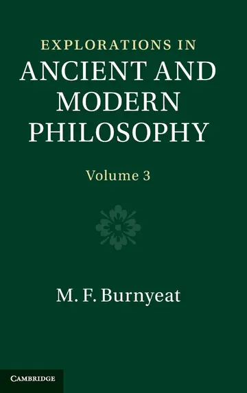 Cover of Explorations in Ancient and Modern Philosophy: Volume 3