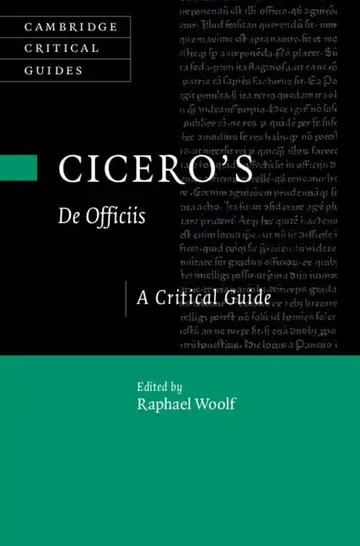 Cover of Cicero's ‘De Officiis'