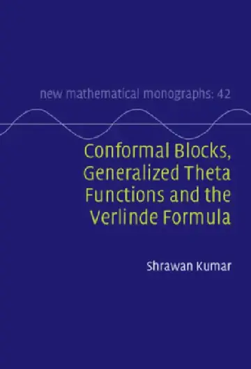 Cover of Conformal Blocks, Generalized Theta Functions and the Verlinde Formula