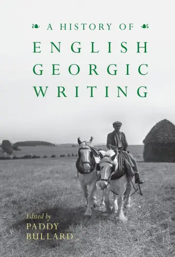 Cover of A History of English Georgic Writing