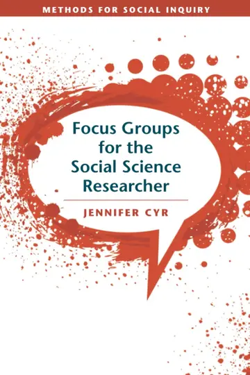 Cover of Focus Groups for the Social Science Researcher