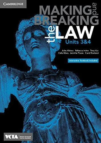 Cover of Cambridge Making and Breaking the Law VCE Units 3 and 4