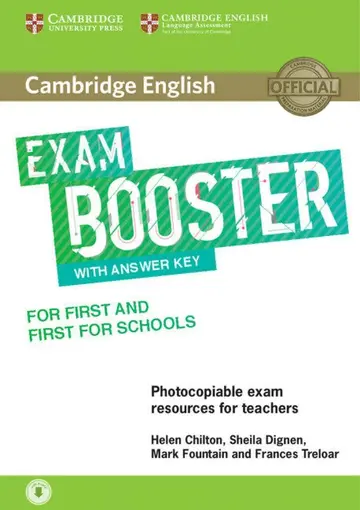 Cover of Cambridge English Exam Booster for First and First for Schools with Answer Key with Audio