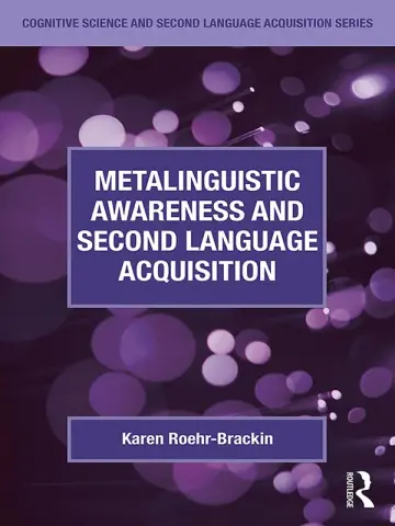 Cover of Metalinguistic Awareness and Second Language Acquisition