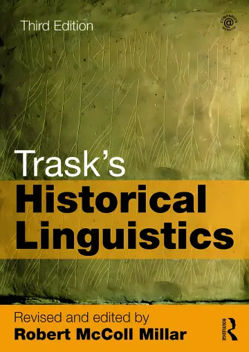 Cover of Trask's Historical Linguistics Third edition