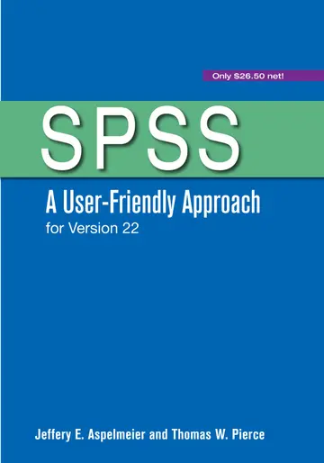 Cover of SPSS A User-Friendly Approach for Version 22