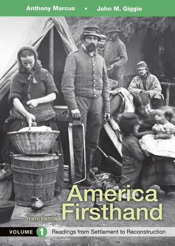 Cover of America Firsthand