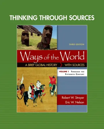 Cover of Thinking Through Sources for Ways of the World