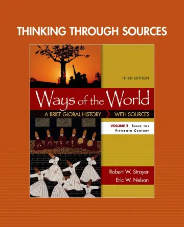 Cover of Thinking Through Sources for Ways of the World