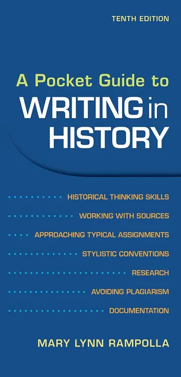 Cover of A Pocket Guide to Writing in History