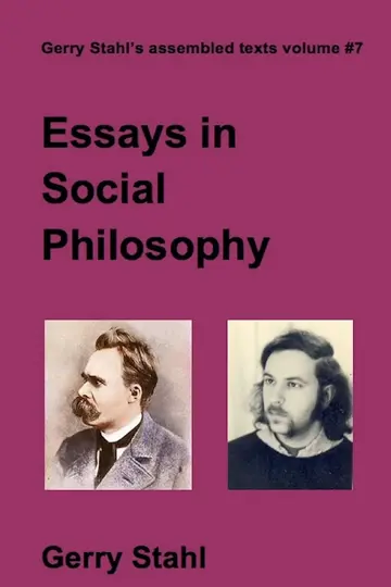 Cover of Essays in Social Philosophy
