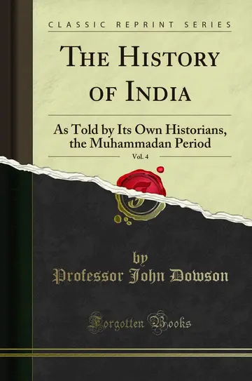 Cover of The History of India, Vol. 4