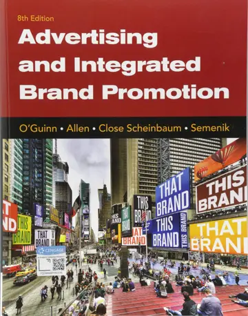Cover of Advertising and Integrated Brand Promotion