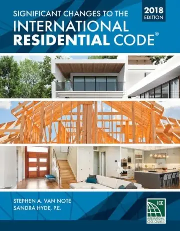 Cover of Significant Changes to the International Residential Code 2018 Edition